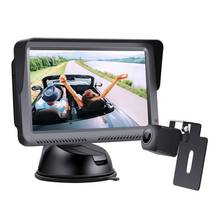 5 inch AHD HD wired rear view camera monitor system set 1080P Reversing Camera Monitor 5 Inch Parking Kit Mirror Reverse Camera 2024 - buy cheap