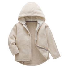 Jaqueta de lã polar para crianças, roupas para garotos garotas e bebês primavera outono 2024 - compre barato