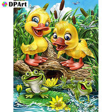 Diamond Painting 5D Full Square/Round Drill Little Yellow Duck Frog Daimond Rhinestone Embroidery Painting Cross Stitch M1340 2024 - buy cheap