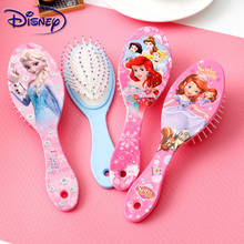 Disney-peine de princesa Minnie Frozen, bonitos juguetes de moda y cepillo para el pelo, peines antiestáticos 2024 - compra barato
