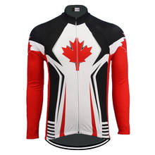 Canada winter long sleeves Cycling Jersey warm wool &no wool maillot ciclismo ropa ciclismo mtb jersey customized 2024 - buy cheap