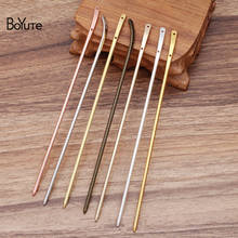 BoYuTe (10 Pieces/Lot) 3*160MM Metal Brass Hair Stick with 2 Holes Vintage Style Handmade Diy Hair Accessories 2024 - buy cheap