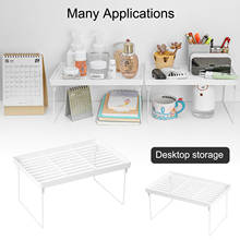 Kitchen Tabletop Closet Organizer Storage Shelf For Kitchen Rack Space Saving Wardrobe Decorative Shelves Cabinet Holders 2024 - buy cheap