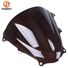 POSSBAY Motorcycle Windshield Double Bubble Wind Deflectors for Suzuki GSXR 600 750 K11 2011 2012 Motocross Motorbike Windscreen 2024 - buy cheap
