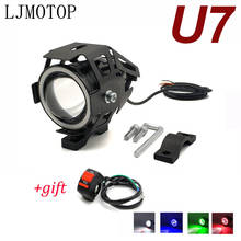 Para bmw f800 gt s st hp2 enduro k1200 r s u7 led luz da motocicleta anjo olhos farol holofotes auxiliar luz de nevoeiro brilhante 2024 - compre barato