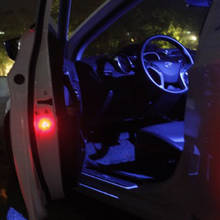 2 шт., новинка, Универсальный Автомобильный Дверной светодиодный Предупреждение льный фонарь для открытия, безопасный флэш-светильник, комплект, беспроводной, анти-коллид, сигнальный фонарь 2024 - купить недорого