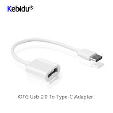 Кабель-адаптер Kebidu Type-C OTG для Samsung S10 S10 + Xiaomi Mi 9 Android MacBook мышь геймпад планшетный ПК USB 2,0 кабель 2024 - купить недорого