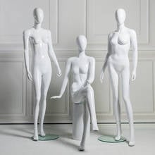 Whole Body Gloss White Mannequin Female Model Fashionable For Dsiplay 2024 - buy cheap