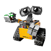 Kids Wall-E Robot Toys 687pcs Idea Technic Figures Model Building Kits Block Bricks Educational Christmas Toy Birthday Gifts18cm 2024 - buy cheap