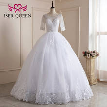 Africa Style Wedding Dress 2021 New Heavy Pearls Crystal Beading Bride Dresses Pure White Embroidery Lace Wedding Gown WX0229 2024 - buy cheap