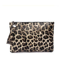 Leopard Handbag Women Bags PU Leather Designer Women Zipper Envelope Bag Evening Female Day Clutches Handbag 2021 New Clutch Bag 2024 - buy cheap