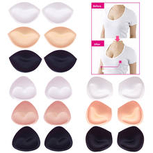 Women Intimates Accessories Removeable Sponge Bra Pads Padding Push Up Breast Enhancer Bra Padding for Swimsuit Bikini 2024 - buy cheap