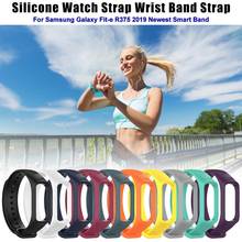 Sport Silicone One-piece Twill Watchband Strap watch band For Samsung Galaxy Fit e / SM-R375 Watch Band Wrist Bracelet Straps 2024 - buy cheap