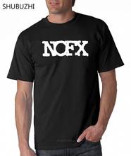 Nofx, camiseta masculina de algodão com manga curta, nova e casual de marca teeshirt. de verão 2024 - compre barato