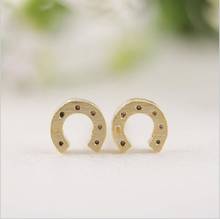 Trendy Horseshoe Stud Earrings U Style earrings Suitable for Men And Women 2024 - buy cheap