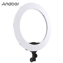 Andoer-anel de luz de estúdio bicolor regulável., lâmpada de luz fotográfica com 252 leds smd embutidos. 2024 - compre barato