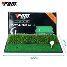 PGM Premium Golf Double Grass Mat Swing/Cut Bar/Exerter Indoor/Outdoor Green Practice Mat Mini Home Rubber Base Plate Rugged 2024 - buy cheap