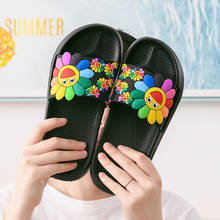 Women Summer Slippers Cute flower Flat Flip Flops Ladies Soft Slides Shoes Female Print Floral  Beach Casual Sandals TX201 2024 - buy cheap