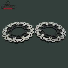 Motorcycle 2pcs Floating Brake Discs Rotor For YAMAHA FZ1 FZ1-S FAZER 2006 2007 2008 2009 2010 2011 2012 2013 YZFR1 YZF-R1 04-06 2024 - buy cheap