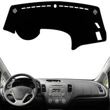 Car Dashboard Cover Pad Mat Dash Sun Shade Instrument Carpet Accessories For Kia Cerato Forte K3 2013 2014 2015 2016 2017 2018 2024 - купить недорого