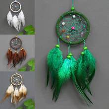 Indian Style Feather Dreamcatcher Handmade Wind Chimes Hanging Pendant Hanging Hook Dreamcatcher Home Wall Art Hangings Decor 2024 - buy cheap