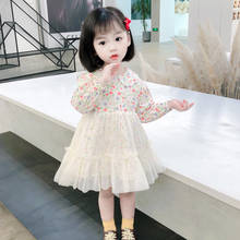 Spring kids girl baby clothes floral dress costume for girls baby clothing children birthday party princess tutu dresses dress 2024 - buy cheap