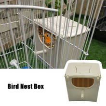 Bird Nest Box Breeding Bird Cage Mount Nesting Box Plastic Parakeet House Mating Box For Budgie Lovebirds Cockatiel Parrot 2024 - buy cheap