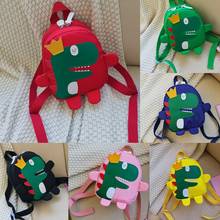 Mochila escolar de dibujos animados para niños, Mini mochila con dibujo de dinosaurio en 3D, bolso escolar para niños y niñas 2024 - compra barato