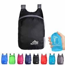 Mochila de viaje impermeable de 20L, mochila plegable ligera para senderismo, Camping, correr, bolsa de almacenamiento al aire libre, envío directo 2024 - compra barato