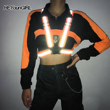 HEYounGIRL Reflective Corset Belt Wide Women Casual Fashion Cummerbund Woman Harajuku Punk Waistband with Buckle Streetwear 2024 - buy cheap