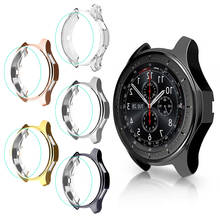 Чехол для Samsung Galaxy Watch active 46 мм 42 мм Чехол + пленка galss Gear S3 frontier Бампер Мягкий защитный чехол для смарт-часов с покрытием 2024 - купить недорого