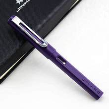 Jinhao 599A Matte black purple Colors Fountain Pen with 0.5mm Nib Extra Fine Nib Ink Pens for Writing School Supplies 2024 - buy cheap