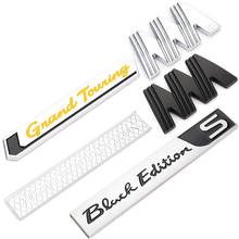 Pegatina con Logo de Grand Touring M Edición en blanco y negro para Lexus, Toyota Land Cruiser, Prado, guardabarros para maletero, insignia de cuerpo lateral, accesorios 3D 2024 - compra barato
