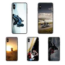 Stunning Black Soft TPU Cartoon Pattern Phone Case For Xiaomi Redmi Note 4 5 5A 6 7 8 8T 9 9S Pro Max Motorcycle Motorbike 2024 - buy cheap