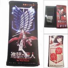 LISM Attack on Titan A252162-cartera de Anime a la moda, bolsos, monedas, monederos casuales, tarjetas, regalos de cumpleaños Unisex 2024 - compra barato