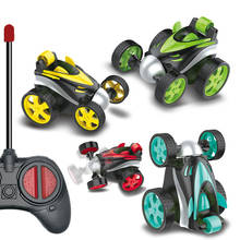Carro de controle remoto para dublês, brinquedo de escalada pequena, veículo off-road, brinquedo rc de 360 graus, presentes para crianças 2024 - compre barato