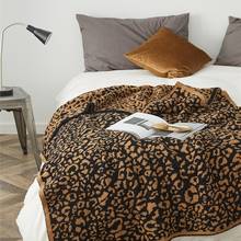 Leopard Velvet Blanket Coffee Grey Fashion Fleece Decor Nap Blandets Throw For Bed Chair Sofa Car Office Home Textile 130*160cm 2024 - buy cheap