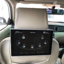 Wifi android 9.0 cabeça resto monitor encosto de cabeça do carro jogador vídeo para audi a6 a6l tv assento traseiro sistema entretenimento 2 pces 11.8 polegada 2024 - compre barato