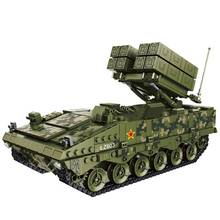 Blocos de construção de blocos de montar modelo de míssil antitanque militar e guerra, brinquedos para crianças presentes 1561 peças 2024 - compre barato