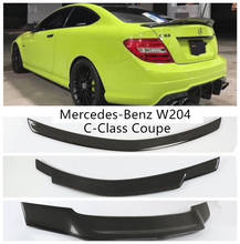 Спойлеры из углеродного волокна для Mercedes-Benz W204 C-Class Coupe C63 C200 C230 C260 C280 C300 2007-2014 2024 - купить недорого