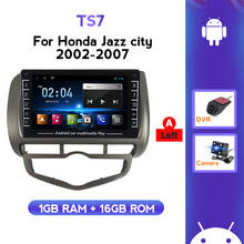 Stereo Android Button IPS For HONDA JAZZ City 2002 2004 2005 2006 2007 Car Multimedia Radio Player GPS Navigation Free Map DVR 2024 - buy cheap