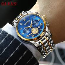 Fashion Chronograph Quartz Watches Men Analog Waterproof Stainless Steel Man Wristwatches Date Male Clock Relogio Masculino 2024 - buy cheap