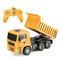 1/18 RC Dump Truck Excavator Electric Kid Engineering Construction Model Hui Na Toys Sand Transporter Remote Control Car for Boy 2024 - buy cheap