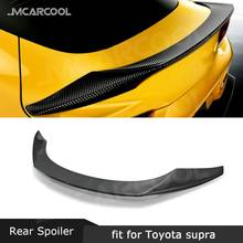 Spoiler traseiro para carro, de fibra de carbono/frp, asas de corrida para toyota supra 2019 2020, estilo de carro 2024 - compre barato