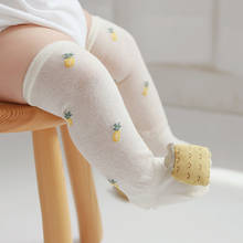 Summer Fruit Print Baby Socks For Newborn Boys Girls Long Socks Mesh Breathable Infant Toddler Knee High Socks 2024 - buy cheap