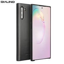QIALINO Fashion Genuine Leather Slim Case for Samsung Galaxy Note 10 Luxury Ultra Thin Back Cover for Galaxy Note 10 Plus 5G 2024 - buy cheap