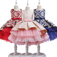 2020 свадебное платье для маленьких девочек; Одежда для девочек; Детский осенний костюм для костюмированной вечеринки; Детские платья на Хэллоуин; Одежда для рождественской вечеринки 2024 - купить недорого