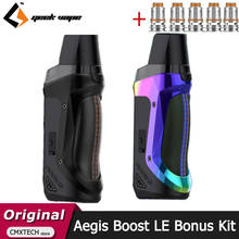 Original Geekvape Aegis Boost LE Bonus Kit 3.7ML Pod Cartridge 40W Vape Luxury Edition & 5 Coils Electronic Cigarette Vaporizer 2024 - buy cheap
