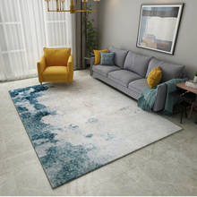 Alfombra moderna de tinta abstracta para sala de estar, alfombra de decoración para el hogar, dormitorio, sofá, mesa de centro, alfombra suave para suelo de estudio 2024 - compra barato