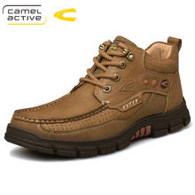 Camel Active-botas de cuero de primera capa para hombre, botines de herramientas de alta calidad, a la moda, novedad 2024 - compra barato